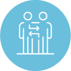 People interacting icon